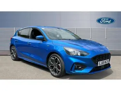 Blue Used 2020 Ford Focus ST-Line X Hatchback | £14,595 (Fair price)