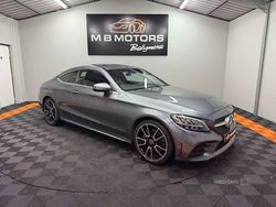 Grey Used 2019 Mercedes C300 AMG line Coupe | £16,995 (Fair price)