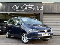 Blue Used 2014 VW Sharan SE MPV | £7,450 (Fair price)