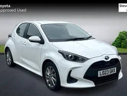 White Used 2023 Toyota Yaris Hybrid Hatchback | £16,712 (Good price)