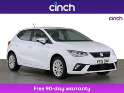 White Used 2019 Seat Ibiza SE Technology Hatchback | £10,299 (Fair price)