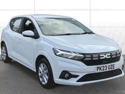White Used 2023 Dacia Sandero Expression Hatchback | £11,056 (Good price)