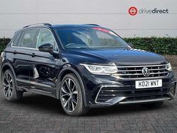 Black Used 2021 VW Tiguan R-line SUV | £23,400 (Fair price)