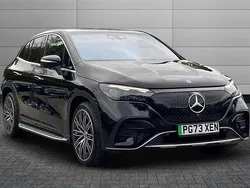 Obsidian black Used 2023 Mercedes EQE350 AMG line Estate | £48,195 (Super price)
