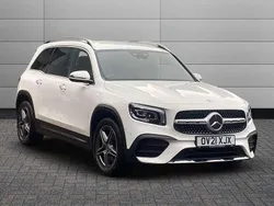White Used 2021 Mercedes GLB220 AMG Line Premium SUV | £28,350 (Fair price)