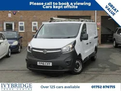 White Used 2016 Vauxhall Vivaro S Van | £6,750 (Fair price)