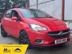 Red Used 2015 Vauxhall Corsa SRi Hatchback | £4,795 (Fair price)