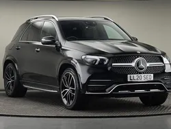 Obsidian black metallic finish Used 2020 Mercedes GLE350 AMG line SUV | £42,150 (A bit pricey)