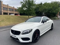 White Used 2017 Mercedes C250 AMG Line Premium Plus Coupe | £14,600 (Good price)