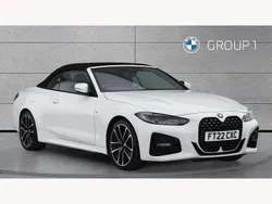 White Used 2022 BMW 420 M Sport Cabriolet | £29,990 (Good price)