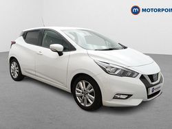 White Used 2020 Nissan Micra Acenta Hatchback | £9,649 (Fair price)