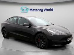 Black Used 2022 Tesla Model 3 Performance Sedan | £20,400 (Fair price)