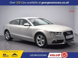 Silver Used 2016 Audi A5 Sportback Comfort Hatchback | £7,000