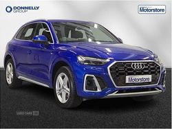Blue Used 2022 Audi Q5 S-Line SUV | £31,395 (Fair price)