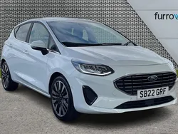 White Used 2022 Ford Fiesta Titanium Hatchback | £12,990 (Fair price)