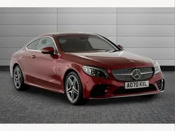 Red Used 2020 Mercedes C220 AMG Line Premium Coupe | £21,495 (Fair price)
