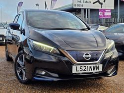Black Used 2021 Nissan Leaf N-Connecta Hatchback | £9,295 (Fair price)