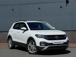 White Used 2019 VW T-Cross SE SUV | £13,698 (A bit pricey)