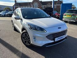 White platinum Used 2023 Ford Kuga Titanium SUV | £18,500 (Good price)