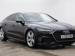 Black Used 2020 Audi A7 S-Line Hatchback | £25,990 (Fair price)