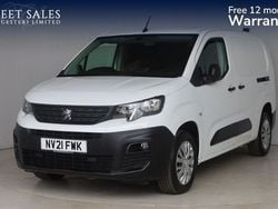 White Used 2021 Peugeot Partner Van | £10,788