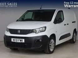 White Used 2021 Peugeot Partner MPV | £10,788 (Expensive)