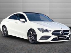 Polar white Used 2021 Mercedes CLA180 AMG Line Premium Plus Sedan | £23,444 (Fair price)