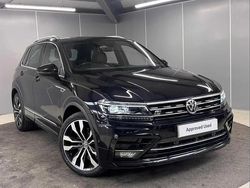 Black Used 2019 VW Tiguan R-line SUV | £23,495 (Fair price)