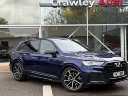 Blue Used 2022 Audi Q7 Black Edition SUV | £45,490 (Fair price)