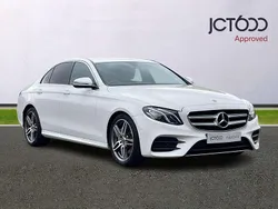 White Used 2019 Mercedes E220 AMG line Sedan | £18,000 (Good price)