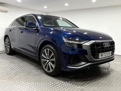 Blue Used 2022 Audi Q8 S-Line SUV | £42,995 (Fair price)