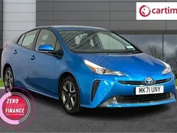 Blue Used 2021 Toyota Prius Business Edition Hatchback | £21,588 (Expensive)