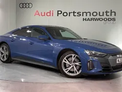 Blue Used 2022 Audi e-tron GT quattro Comfort Sedan | £35,490 (Fair price)