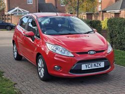 Red Used 2011 Ford Fiesta Zetec Hatchback | £1,395 (Good price)