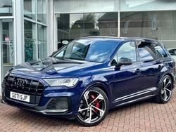 Blue Used 2021 Audi SQ7 Black Edition SUV | £53,995 (Fair price)