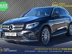 Black Used 2017 Mercedes GLC350 AMG line SUV | £23,200 (Fair price)