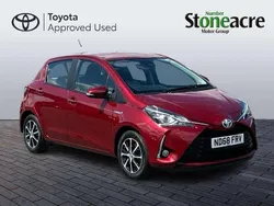 Red Used 2019 Toyota Yaris Hybrid Hatchback | £13,000 (Fair price)
