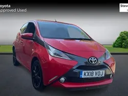 Red Used 2018 Toyota Aygo x-style Hatchback | £8,544 (Fair price)