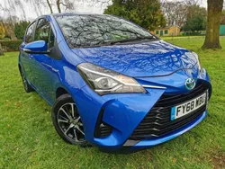 Blue Used 2018 Toyota Yaris Hybrid Active Hatchback | £8,990 (Super price)