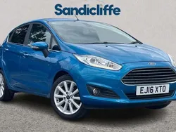 Blue Used 2016 Ford Fiesta Titanium Hatchback | £6,289 (Fair price)