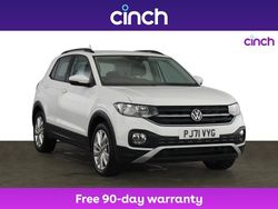 White Used 2021 VW T-Cross SE SUV | £16,349 (Fair price)