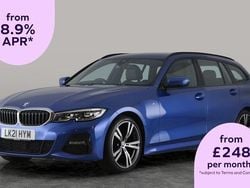 Blue Used 2021 BMW 318 M Sport Estate | £17,654 (Fair price)