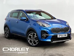 Blue Used 2019 Kia Sportage GT-Line SUV | £14,951 (Fair price)