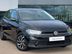 Black Used 2023 VW Polo Life Hatchback | £17,742 (Fair price)