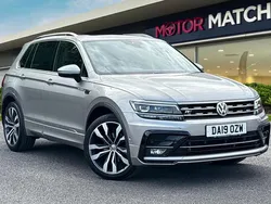 Silver Used 2019 VW Tiguan R-line SUV | £20,750 (Good price)