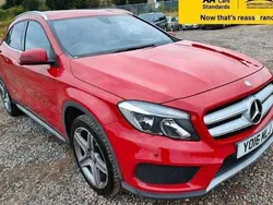 Red Used 2016 Mercedes GLA220 AMG line SUV | £9,980 (Good price)