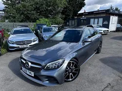 Grey Used 2018 Mercedes C220 AMG line Sedan | £10,750 (Fair price)