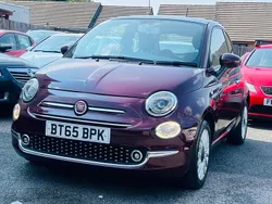 Red Used 2016 Fiat 500 Lounge Hatchback | £4,595 (Fair price)