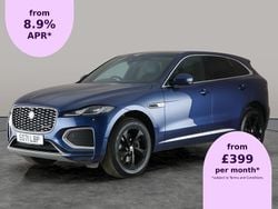 Blue Used 2021 Jaguar F-Pace R-Dynamic SUV | £26,494 (Good price)