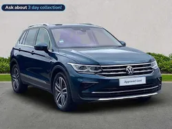 Blue Used 2022 VW Tiguan Elegance SUV | £26,781 (Fair price)